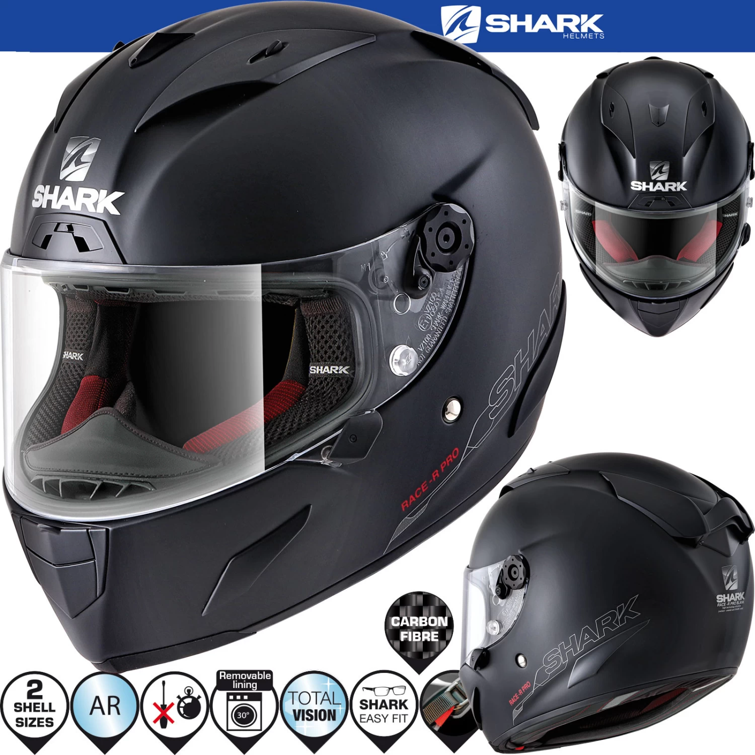 Shark Sport-Integralhelm RACE-R PRO Racinghelm 16 Shark Sport-Integralhelm RACE-R PRO Racinghelm – Bild 14