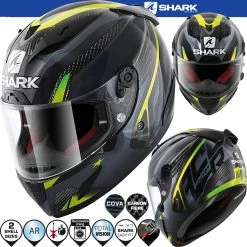 Shark Integralhelm RACE-R PRO CARBON Sport-Motorradhelm -Motorradbekleidungsgeschäft 0 racerprocarbon aspy day haupt he8661