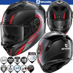 Shark Sport-Integralhelm SPARTAN GT CARBON Mit Sonnenblende Und Max Vision Pinlock -Motorradbekleidungsgeschäft 0 spartan gt carbon tracker dar haupt he7007