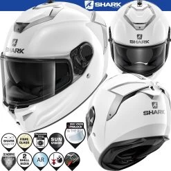 Shark SPARTAN GT Sport-Integralhelm Mit Doppel-D Verschluss Max Vision Pinlock Und Sonnenblende 30 Shark SPARTAN GT Sport-Integralhelm Mit Doppel-D Verschluss Max Vision Pinlock Und Sonnenblende -Motorradbekleidungsgeschäft 0 spartan gt blank whu haupt he7050