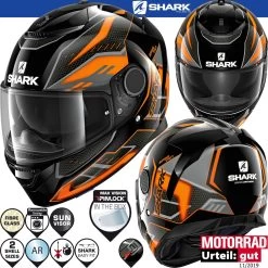 Shark Integralhelm SPARTAN 1.2 Mit Sonnenblende Und Max Vision Pinlock 38 Shark Integralhelm SPARTAN 1.2 Mit Sonnenblende Und Max Vision Pinlock -Motorradbekleidungsgeschäft 0 spartan antheon kok haupt he3435