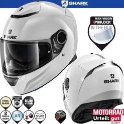 Shark Integralhelm SPARTAN 1.2 Mit Sonnenblende Und Max Vision Pinlock 36 Shark Integralhelm SPARTAN 1.2 Mit Sonnenblende Und Max Vision Pinlock -Motorradbekleidungsgeschäft 0 spartan blank whu haupt he3430