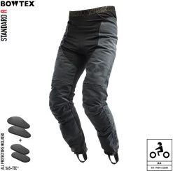 Bowtex Motorradhose STANDARD R CE LEVEL AA Unterzieh-Hose Mit SAS-Tec Tripleflex Protektoren -Motorradbekleidungsgeschäft 1 bowtex standard r ce level aa