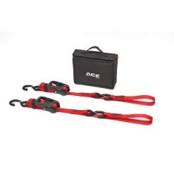 Acebikes Ratchet Premium 2-Pack Motorrad-Sicherung Spanngurte 750 DaN