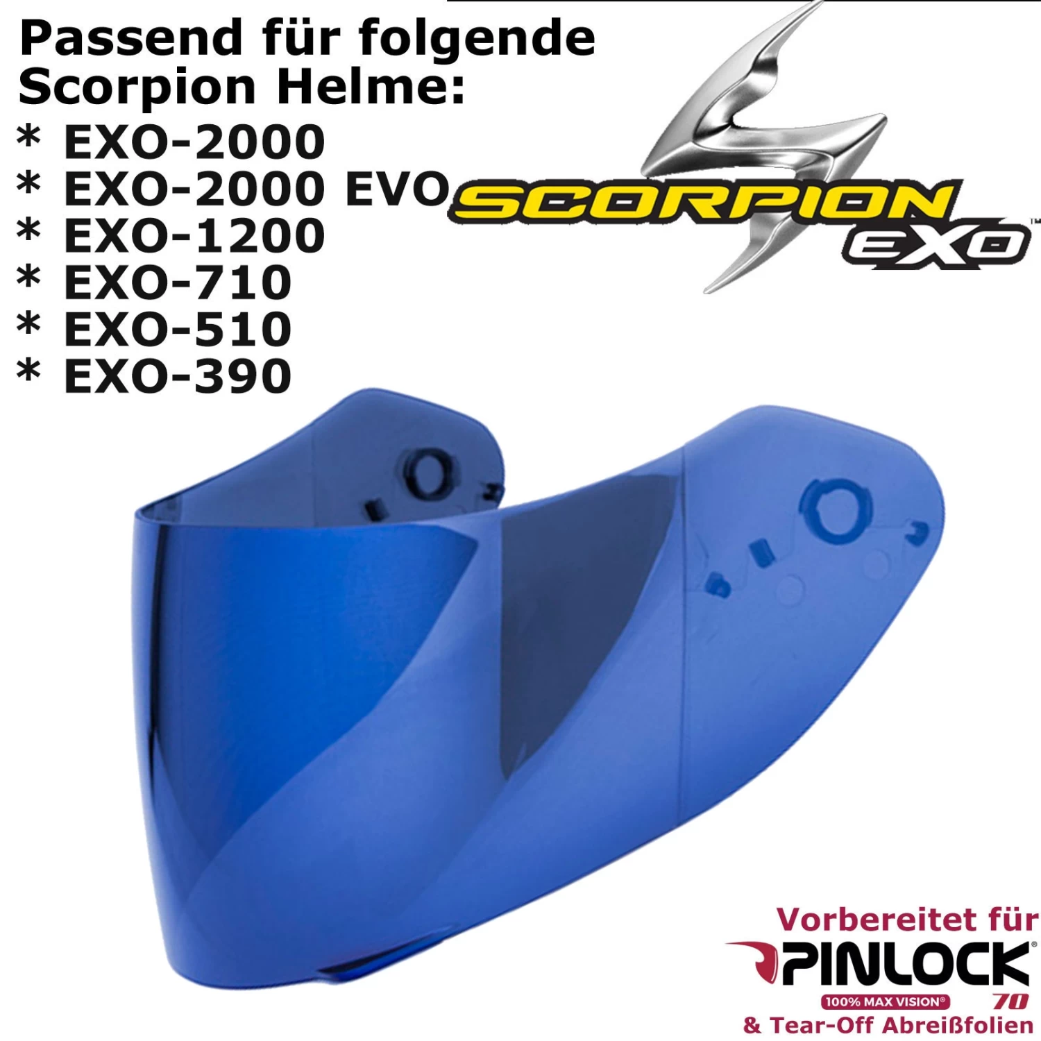 Scorpion 2D Visier KDF14-2 Für EXO 2000 / 2000 EVO / 1200 / 710 / 510 / 491 / 410 / 390 Vorbereitet Für Pinlock Und Tear-Off 15 Scorpion 2D Visier KDF14-2 Für EXO 2000 / 2000 EVO / 1200 / 710 / 510 / 491 / 410 / 390 Vorbereitet Für Pinlock Und Tear-Off – Bild 13