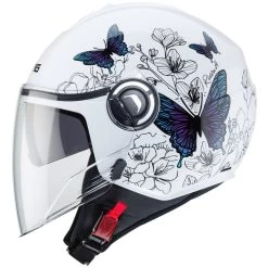 Caberg Jethelm RIVIERA V4 Mit Langem Visier Und Sonnenblende Demi-Jet Helm Mit ECE 22.05 -Motorradbekleidungsgeschäft 30570095 1 2