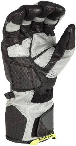 Klim Gore-Tex Motorradhandschuhe BADLANDS GTX LONG Mit Gore-Grip Und 3M -Motorradbekleidungsgeschäft 3923 000 gray 02