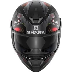 Shark Integralhelm SKWAL 2.2 Mit Sonnenblende Max Vision Pinlock Und LED -Motorradbekleidungsgeschäft 3 skwal2 venger mat kar front he4961 1