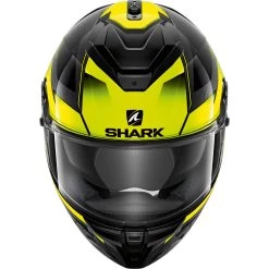 Shark Sport-Integralhelm SPARTAN GT CARBON Mit Sonnenblende Und Max Vision Pinlock -Motorradbekleidungsgeschäft 3 spartan gt carbon shestter dyy front he7005