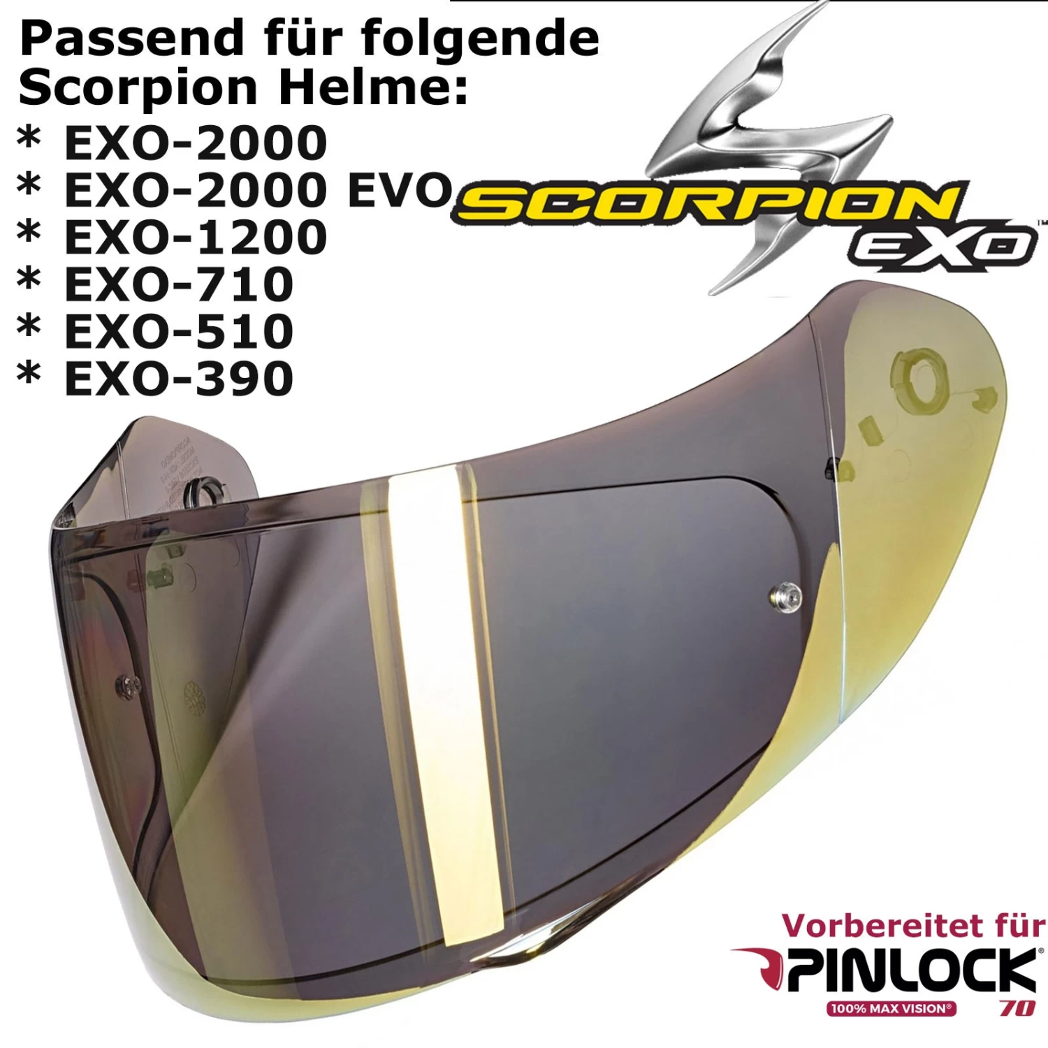 Scorpion 3D Visier KDF14-3 Für EXO 2000 / 2000 EVO / 1200 / 710 / 510 / 491 / 410 / 390 Vorbereitet Für Pinlock 10 Scorpion 3D Visier KDF14-3 Für EXO 2000 / 2000 EVO / 1200 / 710 / 510 / 491 / 410 / 390 Vorbereitet Für Pinlock – Bild 8