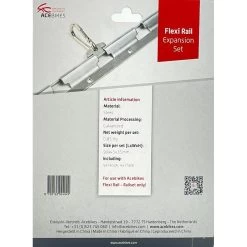 Acebikes Erweiterungs-Set Für Flexi Rail 4 Karabiner 4 Schlösser