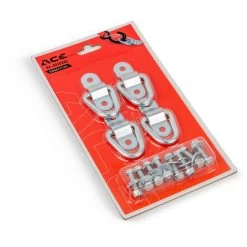 Acebikes D-Ring Essential Befestigungsset 4er Pack -Motorradbekleidungsgeschäft 5021 d ring essential 04