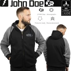 John Doe XTM HOODIE 2 COLOR Motorradjacke College-Hoodie AAA Mit Aramid CE -Motorradbekleidungsgeschäft 50a2516 haupt