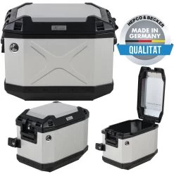 Hepco & Becker Motorrad Seitenkoffer XPLORER 40 Aluminium Toploader Wasserdicht