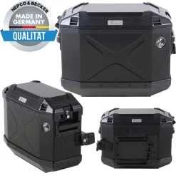 Hepco & Becker Motorrad Seitenkoffer XPLORER 30 Aluminium Koffer 30 Liter Wasserdicht