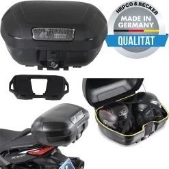 Hepco & Becker Topcase ORBIT TC 54 Wasserdicht Motorradkoffer Inklusive Universalplatte