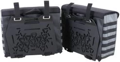 Hepco & Becker Seitenkoffer XTRAVEL BASIC Softtaschen Set 2 Stck Für Motorrad Inklusive Universal-Adapterplatten -Motorradbekleidungsgeschäft 640630 00 01 17 shop 1