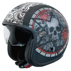 Premier® Premier Jethelm VINTAGE Retro Oldtimer Classic Mit Sonnenblende Und ECE 22.05 -Motorradbekleidungsgeschäft 647 21145 1