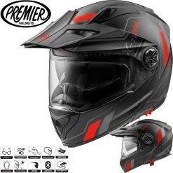 Premier® Premier Endurohelm X-TRAIL Dual-Sport Helm Mit Sonnenblende Und Pinlock -Motorradbekleidungsgeschäft 647 22052 haupt
