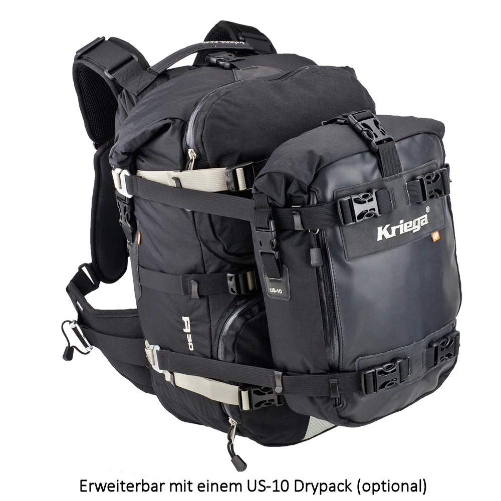 Kriega R30 Rucksack Schwarz Gr. 30 Liter 5 Kriega R30 Rucksack Schwarz Gr. 30 Liter – Bild 3