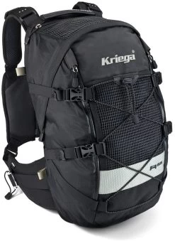 Kriega Motorrad Rucksack R35 Trinkwasserkompatibel Leicht Hüftgurt Quadloc-Gurt-System 35 Liter