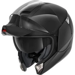 Shark Modularhelm EVOJET Mit Sonnenblende Und Doppelzulassung Als Jet- Und Integralhelm -Motorradbekleidungsgeschäft 8 evojet blank mat kma 34lfront open he8801