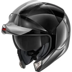 Shark Modularhelm EVOJET Mit Sonnenblende Und Doppelzulassung Als Jet- Und Integralhelm -Motorradbekleidungsgeschäft 8 evojet dual aka 34lfront open he8805