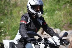 Modeka 2in1 Motorradjacke VIOLETTA LADY Für Damen Wasserdicht Humax-Membrane CE Mit YF-Protektoren -Motorradbekleidungsgeschäft a17 0133