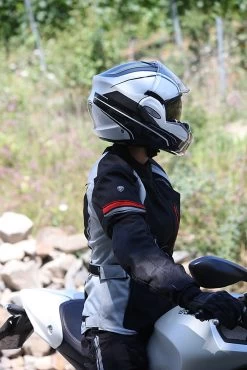 Modeka 2in1 Motorradjacke VIOLETTA LADY Für Damen Wasserdicht Humax-Membrane CE Mit YF-Protektoren -Motorradbekleidungsgeschäft a17 0138