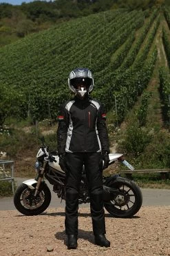 Modeka 2in1 Motorradhose VIOLETTA LADY Für Damen Wasserdicht Humax-Membrane CE Mit YF-Protektoren -Motorradbekleidungsgeschäft a17 0209 1