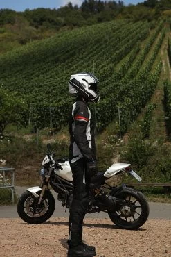 Modeka 2in1 Motorradhose VIOLETTA LADY Für Damen Wasserdicht Humax-Membrane CE Mit YF-Protektoren -Motorradbekleidungsgeschäft a17 0213 1