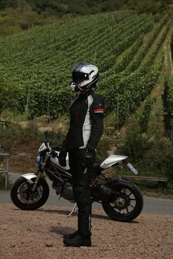 Modeka 2in1 Motorradhose VIOLETTA LADY Für Damen Wasserdicht Humax-Membrane CE Mit YF-Protektoren -Motorradbekleidungsgeschäft a17 0217 1