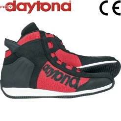 Daytona Motorradschuhe AC4 WD Leder-Textil Mix Mit Beidseitigem Knöchelschutz -Motorradbekleidungsgeschäft ac4 rot haupt
