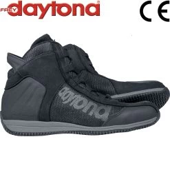 Daytona Motorradschuhe AC4 WD Leder-Textil Mix Mit Beidseitigem Knöchelschutz -Motorradbekleidungsgeschäft ac4 schwarz haupt