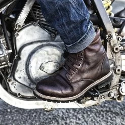Stylmartin Motorradschuhe ACE Leder Stiefel Gefüttert Mit Protektoren -Motorradbekleidungsgeschäft ace braun 5
