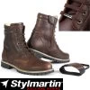 Stylmartin Motorradschuhe ACE Leder Stiefel Gefüttert Mit Protektoren -Motorradbekleidungsgeschäft ace braun haupt