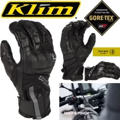 Klim Gore-Tex Motorradhandschuhe ADVENTURE SHORT GTX Leder Mit Gore-Grip-Technologie -Motorradbekleidungsgeschäft adventure gtx short glove haupt 1