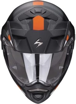 Scorpion Klapphelm ADX-2 Mit Sonnenblende Und Max Vision Pinlock ECE 22.06 -Motorradbekleidungsgeschäft adx2 camino matblasilora 2