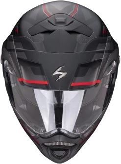 Scorpion Klapphelm ADX-2 Mit Sonnenblende Und Max Vision Pinlock ECE 22.06 -Motorradbekleidungsgeschäft adx2 carrera matblared 2