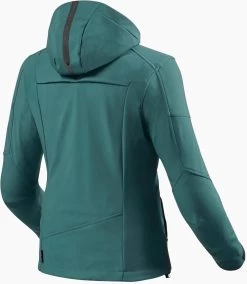 REV'IT! Motorradjacke AFTERBURN H2O LADY Damen CE Wasserdicht Mit Thermofutter Und Protektoren -Motorradbekleidungsgeschäft afterburn h2o lady gruen 2