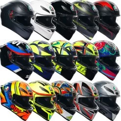 AGV Integralhelm K1 S Sporthelm Mit ECE 22.06 Ultravision-Visier Und Spoiler