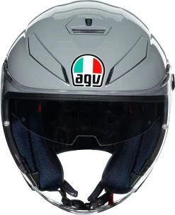 AGV Maxi-Jethelm K5 JET Mit Großem Visier Und Sonnenblende 16 AGV Maxi-Jethelm K5 JET Mit Großem Visier Und Sonnenblende -Motorradbekleidungsgeschäft agv k5 jet nardo grey 2