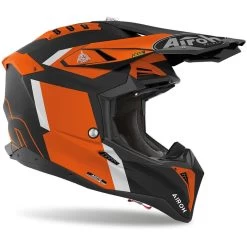 Airoh Aviator 3 ECE 22.06 Crosshelm Carbon HPC Mit Doppel-D Ring Und Helmschirm -Motorradbekleidungsgeschäft airoh aviator 3 glory orange matt helmet 2
