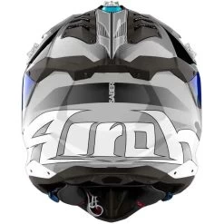 Airoh Aviator 3 ECE 22.06 Crosshelm Carbon HPC Mit Doppel-D Ring Und Helmschirm -Motorradbekleidungsgeschäft airoh aviator 3 saber blue 2