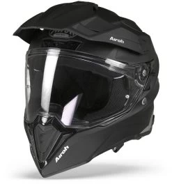 Airoh Endurohelm COMMANDER Mit Extra-Wide Visier Sonnenblende Und Helmschirm -Motorradbekleidungsgeschäft airoh commander color black matt 13