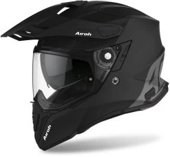 Airoh Endurohelm COMMANDER Mit Extra-Wide Visier Sonnenblende Und Helmschirm -Motorradbekleidungsgeschäft airoh commander color black matt 1 1