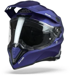 Airoh Endurohelm COMMANDER Mit Extra-Wide Visier Sonnenblende Und Helmschirm -Motorradbekleidungsgeschäft airoh commander color blue 4