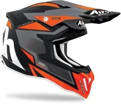 Airoh Crosshelm STRYCKER High-Performance Offroadhelm Inklusive Helmschirm -Motorradbekleidungsgeschäft airoh strycker axe flat orange 2