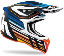 Airoh Crosshelm STRYCKER High-Performance Offroadhelm Inklusive Helmschirm -Motorradbekleidungsgeschäft airoh strycker shaded flat blue 2