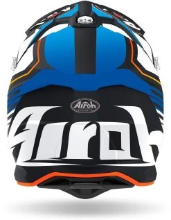 Airoh Crosshelm STRYCKER High-Performance Offroadhelm Inklusive Helmschirm -Motorradbekleidungsgeschäft airoh strycker shaded flat blue 3